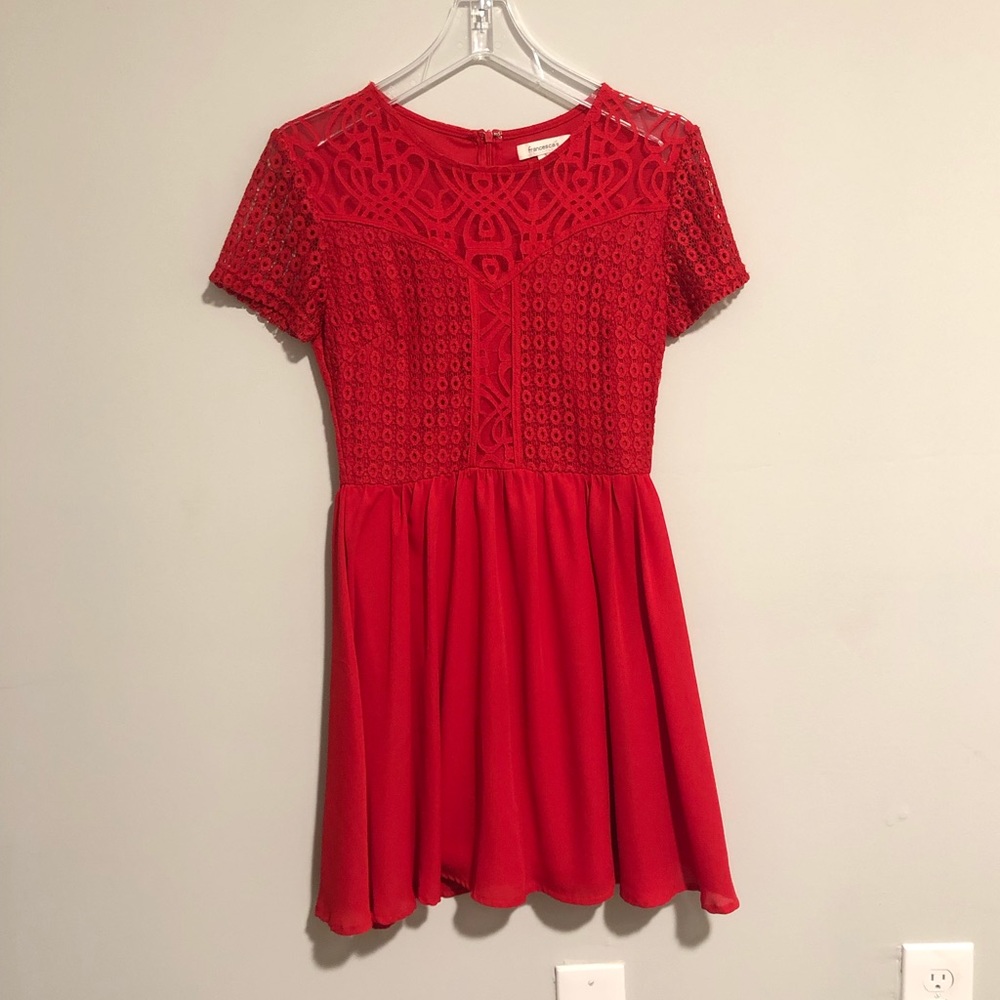 Red Lace Dress